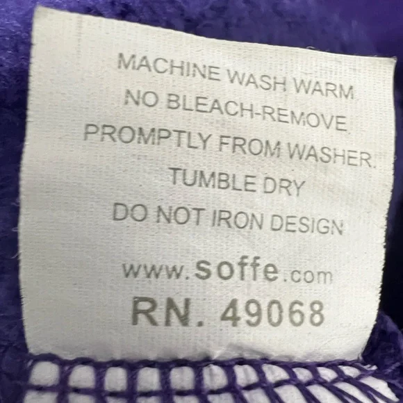 East Carolina University Pirates Purple Crew Sweatshirt - Picture 6 of 8